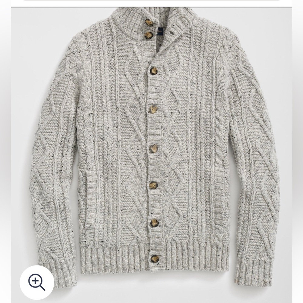 Brooks Brothers Knit Wool Cardigan